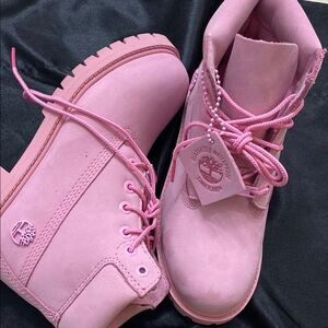 Timberland Pink Waterproof Boots